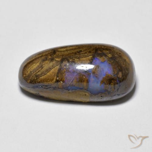 7.58ct Natural Multicolor Ópalo de roca, Elegante, Opaco
