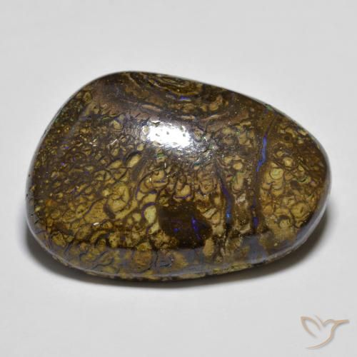 16.83ct Natural Multicolor Ópalo de roca, Elegante, Opaco