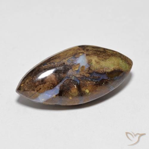 6.38ct Natural Multicolor Ópalo de roca, Marquesa, Opaco