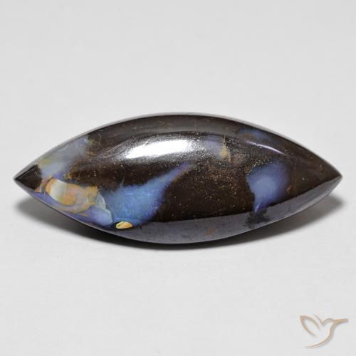 9.65ct Natural Multicolor Ópalo de roca, Marquesa, Opaco