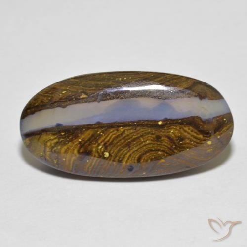 12.50ct Natural Multicolor Ópalo de roca, Ovalada, Translúcido