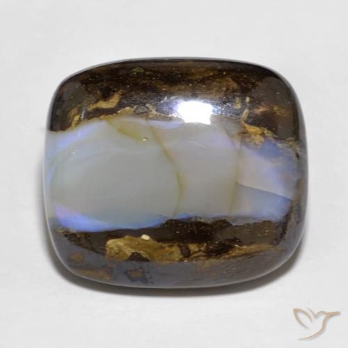 14.40ct Natural Multicolor Ópalo de roca, Forma Cojín, Translúcido