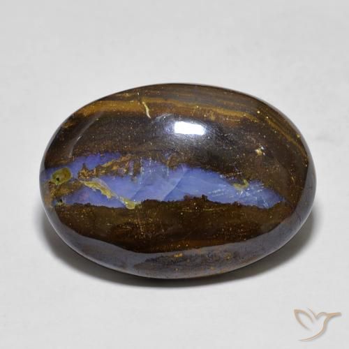 13.60ct Natural Multicolor Ópalo de roca, Ovalada, Opaco