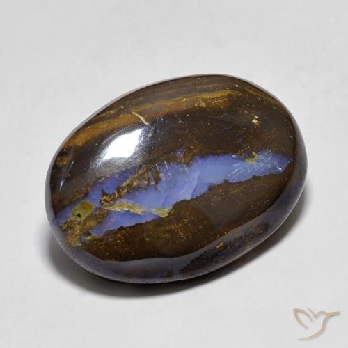 Ópalo de roca Multicolor natural de 13.60 ct, Ovalada, Opaco