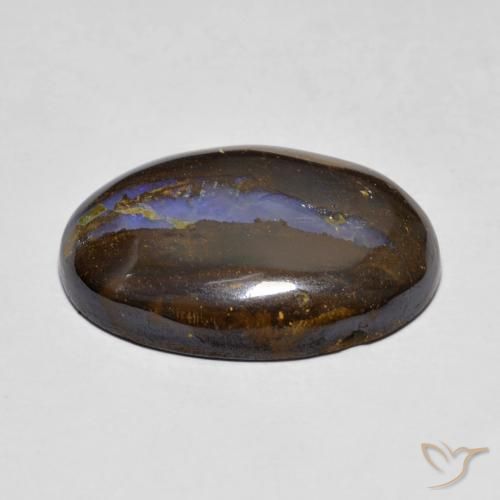 Ópalo de roca Multicolor natural de 13.60 ct, Ovalada, Opaco