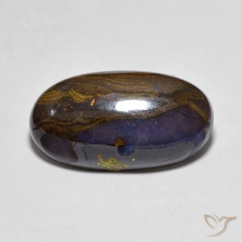 7.95ct Natural Multicolor Ópalo de roca, Ovalada, Opaco