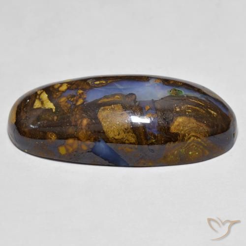 Ópalo de roca Multicolor natural de 25.30 ct, Ovalada, Opaco