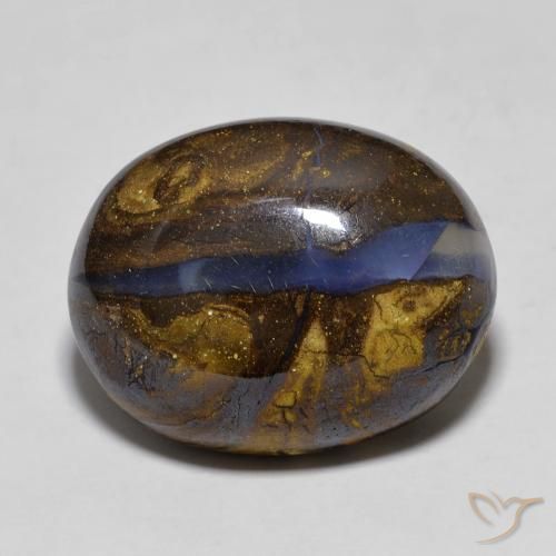 15.09ct Natural Multicolor Ópalo de roca, Ovalada, Opaco