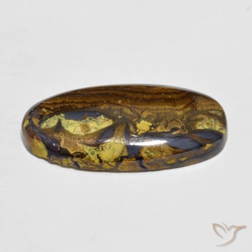 Ópalo de roca Multicolor natural de 7.10 ct, Ovalada, Opaco