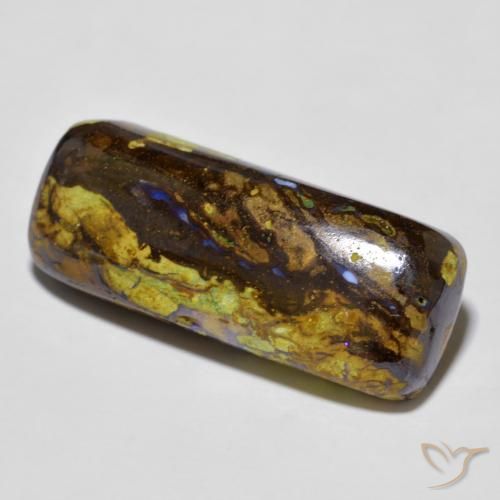 16.30ct Natural Multicolor Ópalo de roca, Forma Cojín, Opaco