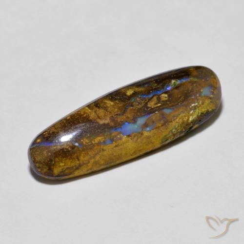 Ópalo de roca Multicolor natural de 6.20 ct, Ovalada, Opaco