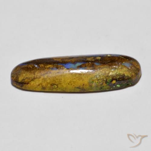 Ópalo de roca Multicolor natural de 6.20 ct, Ovalada, Opaco