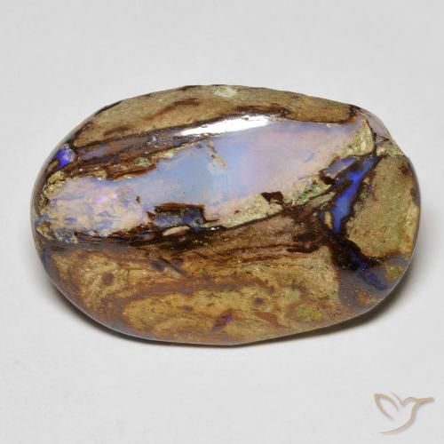 10.30ct Natural Multicolor Ópalo de roca, Ovalada, Opaco