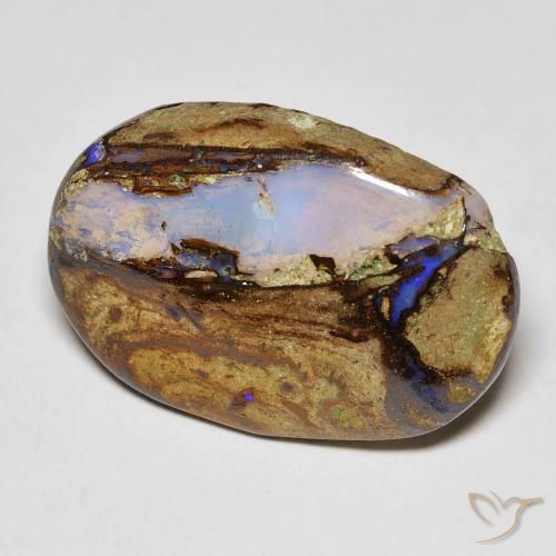 Ópalo de roca Multicolor natural de 10.30 ct, Ovalada, Opaco