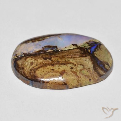 Ópalo de roca Multicolor natural de 10.30 ct, Ovalada, Opaco