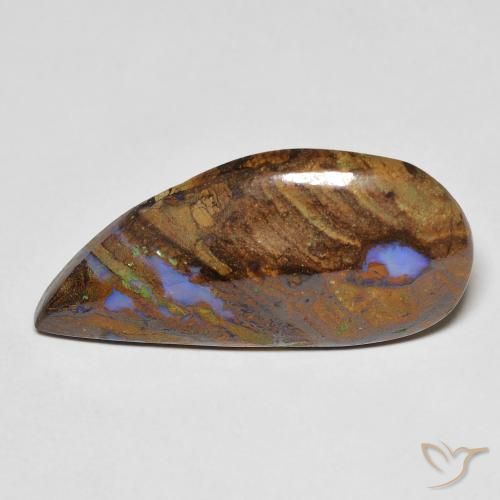 9.66ct Natural Multicolor Ópalo de roca, Elegante, Opaco