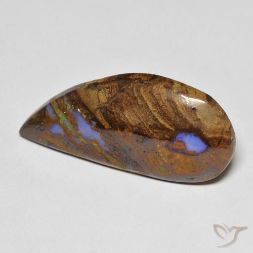 Ópalo de roca Multicolor natural de 9.66 ct, Elegante, Opaco