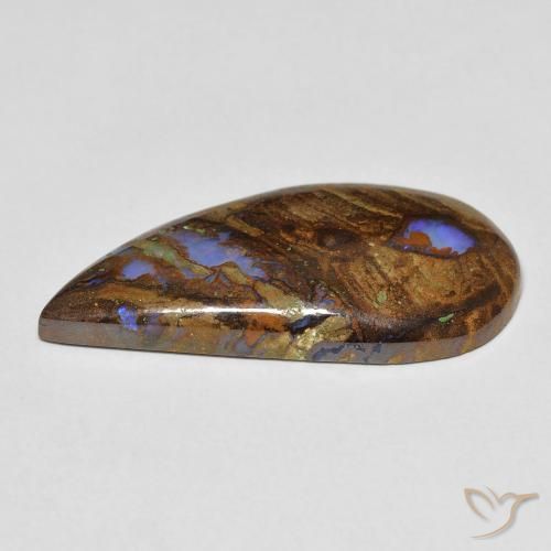 Ópalo de roca Multicolor natural de 9.66 ct, Elegante, Opaco