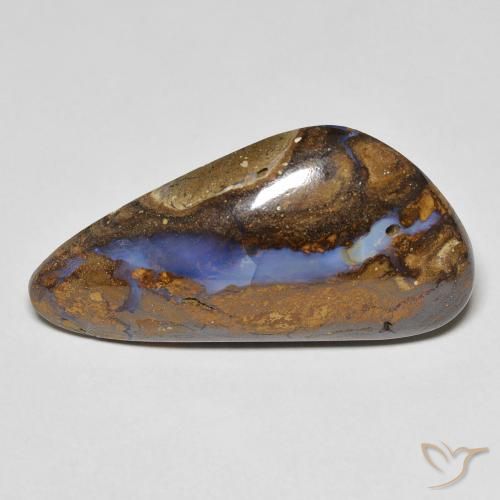 16.25ct Natural Multicolor Ópalo de roca, Elegante, Opaco