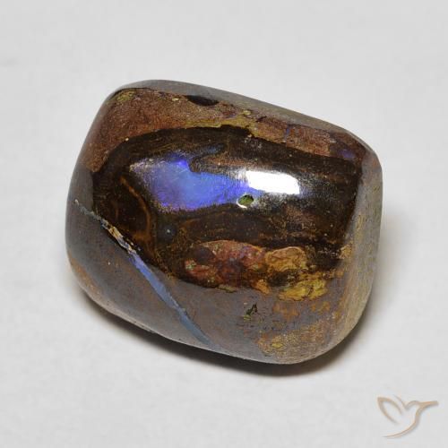 Ópalo de roca Multicolor natural de 9.41 ct, Forma Cojín, Opaco