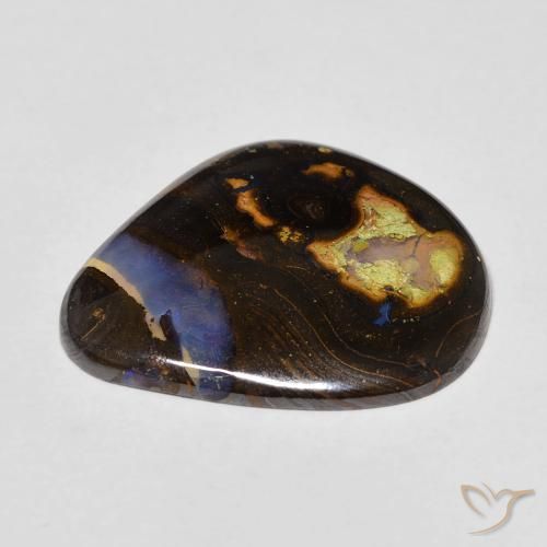 Ópalo de roca Multicolor natural de 11.42 ct, Elegante, Transparente