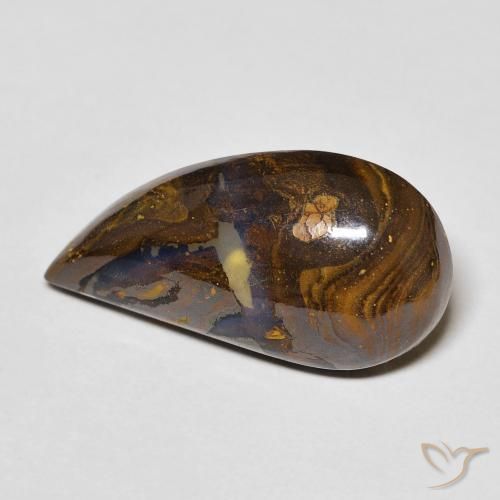 Ópalo de roca Multicolor natural de 11.00 ct, Elegante, Opaco
