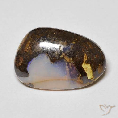 6.10ct Natural Multicolor Ópalo de roca, Elegante, Transparente