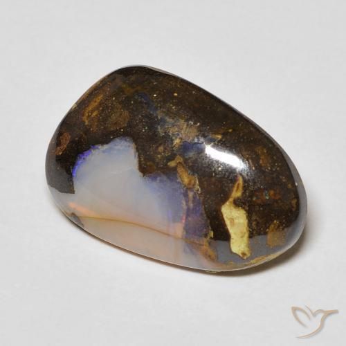 Ópalo de roca Multicolor natural de 6.10 ct, Elegante, Transparente