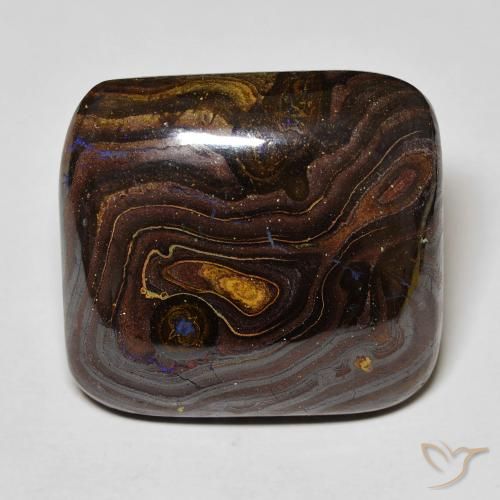 42.66ct Natural Multicolor Ópalo de roca, Forma Cojín, Opaco