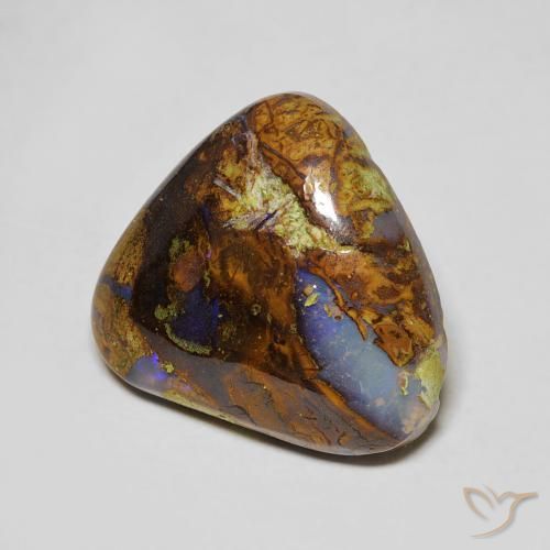 Ópalo de roca Multicolor natural de 6.17 ct, Trillón, Opaco