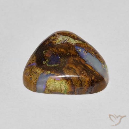 Ópalo de roca Multicolor natural de 6.17 ct, Trillón, Opaco