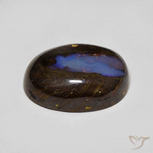 Ópalo de roca Multicolor natural de 7.32 ct, Ovalada, Opaco