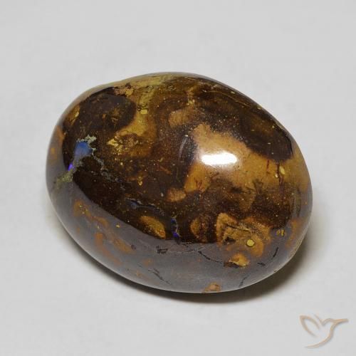 Ópalo de roca Multicolor natural de 15.66 ct, Ovalada, Opaco