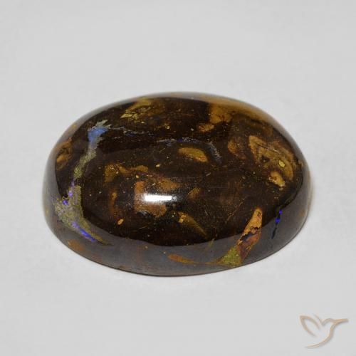 Ópalo de roca Multicolor natural de 15.66 ct, Ovalada, Opaco