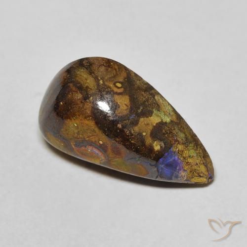 Ópalo de roca Multicolor natural de 6.16 ct, Elegante, Opaco