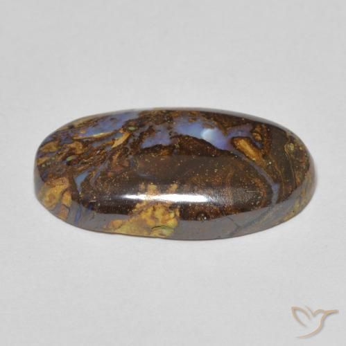 Ópalo de roca Multicolor natural de 7.48 ct, Ovalada, Opaco