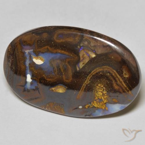 Ópalo de roca Multicolor natural de 12.31 ct, Ovalada, Opaco