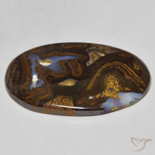 Ópalo de roca Multicolor natural de 12.31 ct, Ovalada, Opaco