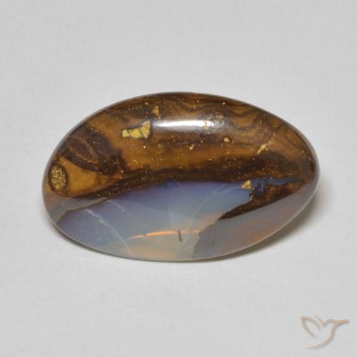 5.77ct Natural Multicolor Ópalo de roca, Elegante, Translúcido