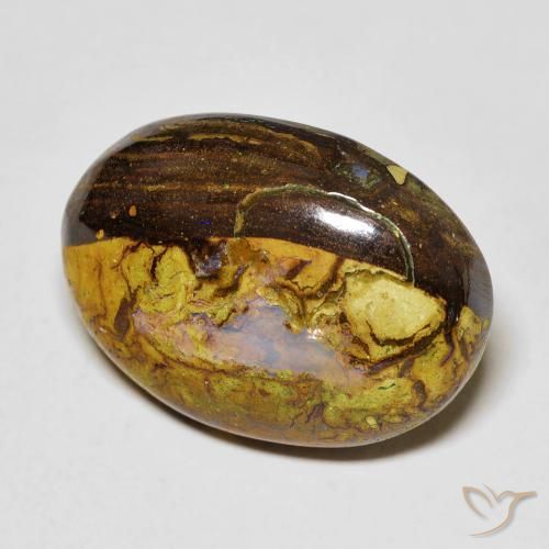 Ópalo de roca Multicolor natural de 14.45 ct, Ovalada, Opaco