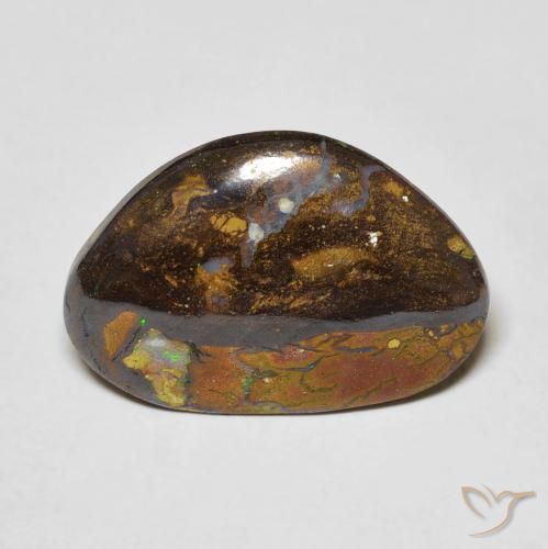 5.29ct Natural Multicolor Ópalo de roca, Elegante, Opaco
