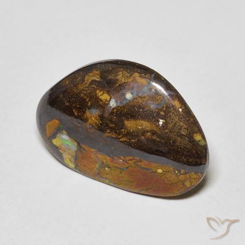 Ópalo de roca Multicolor natural de 5.29 ct, Elegante, Opaco
