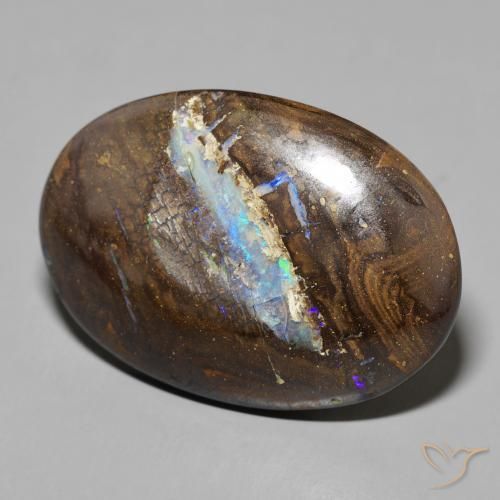 Ópalo de roca Multicolor natural de 40.81 ct, Ovalada, Opaco