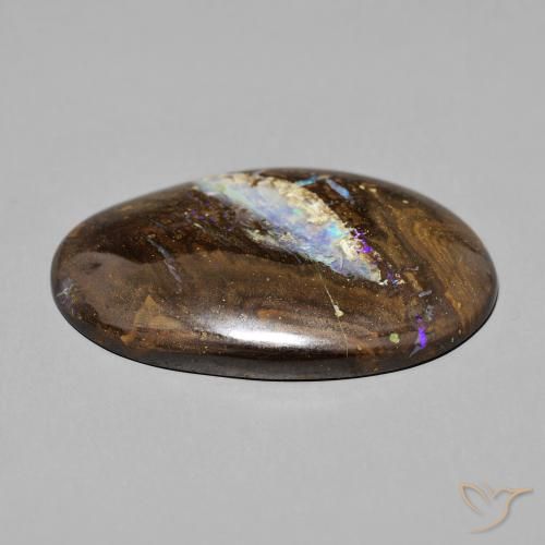 Ópalo de roca Multicolor natural de 40.81 ct, Ovalada, Opaco