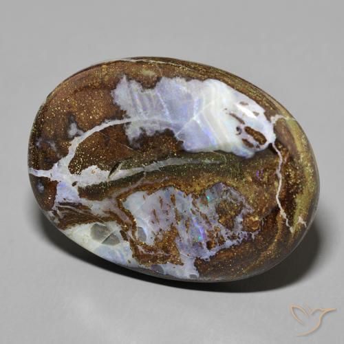 Ópalo de roca Multicolor natural de 50.24 ct, Ovalada, Opaco