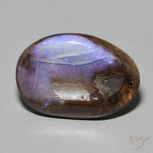 10.02ct Natural Multicolor Ópalo de roca, Ovalada, Opaco