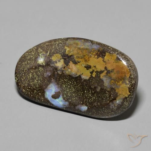 Ópalo de roca Multicolor natural de 17.99 ct, Elegante, Opaco