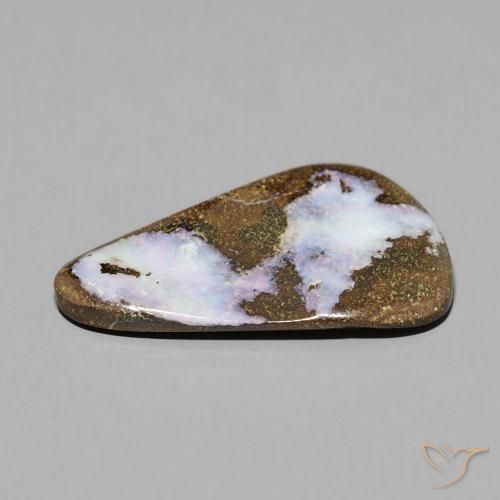 Ópalo de roca Multicolor natural de 12.00 ct, Elegante, Opaco