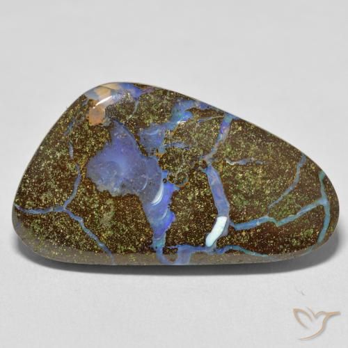 22.81ct Natural Multicolor Ópalo de roca, Elegante, Opaco