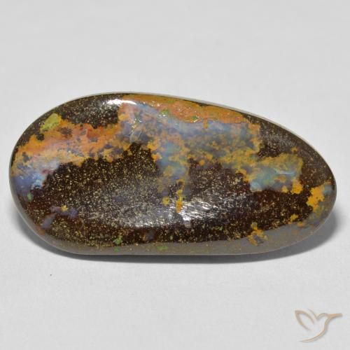 16.59ct Natural Multicolor Ópalo de roca, Elegante, Opaco